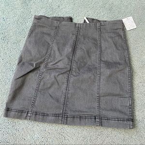 NWT Free People grey skirt